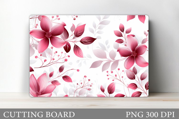 Flowers Cutting Board Design. Flowers Kitchen Cutting Board