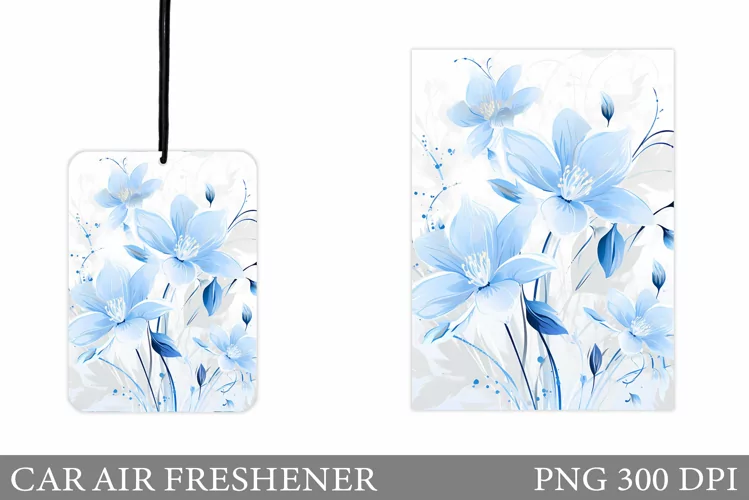 Flowers Car Air Freshener. Floral Car Air Freshener Design
