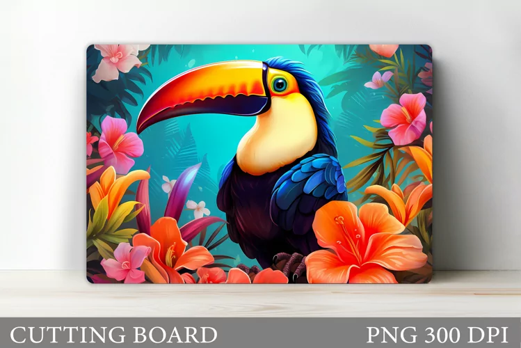 Toucan Cutting Board Design. Toucan Kitchen Cutting Board