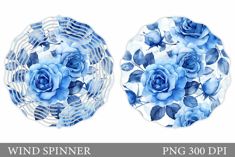 Roses Wind Spinner Design. Flowers Wind Spinner Sublimation