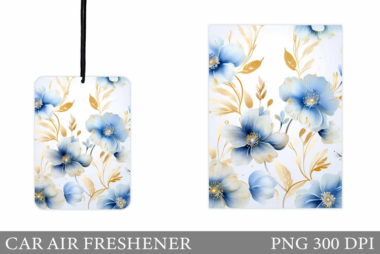 Flowers Car Air Freshener. Summer Car Air Freshener Design