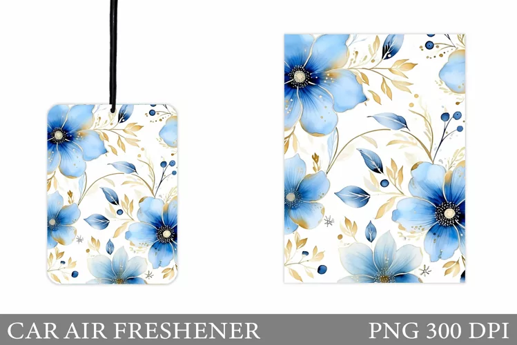 Flowers Car Air Freshener. Floral Car Air Freshener Design