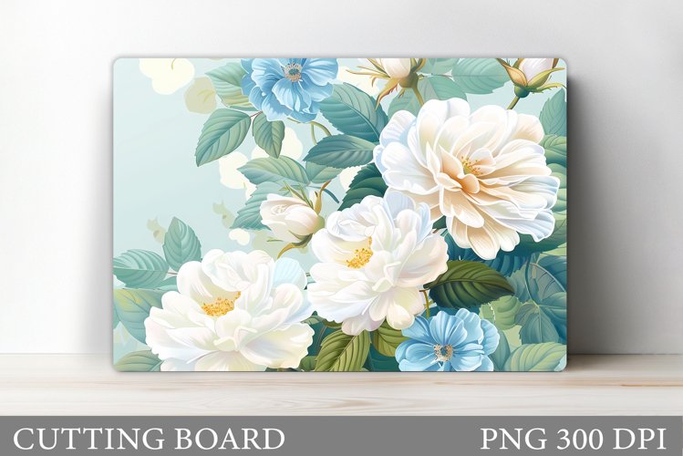 Flowers Cutting Board Design. Flowers Kitchen Cutting Board