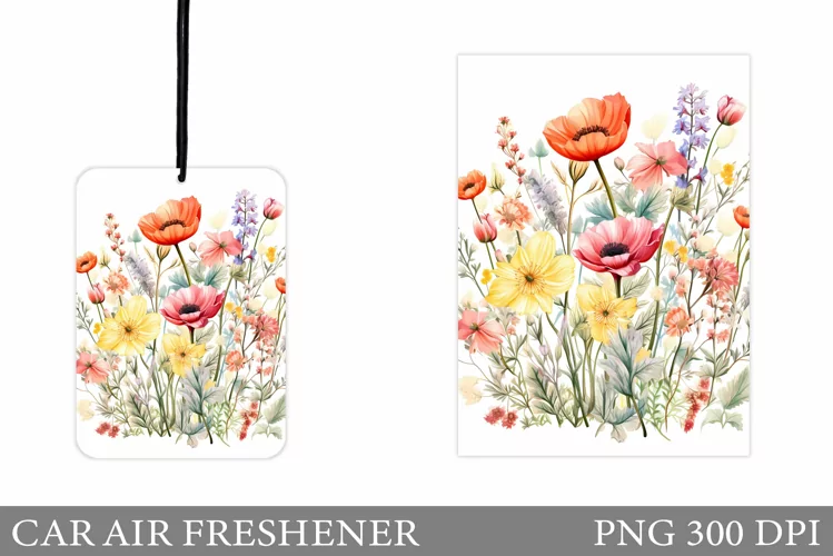 Flowers Car Air Freshener. Car Air Freshener Floral