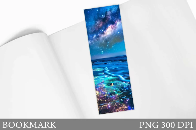 Sea Bookmark Sublimation. Sea Bookmark Design