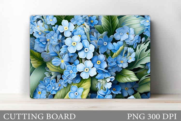 Flowers Cutting Board. Flowers Cutting Board Sublimation example image 1