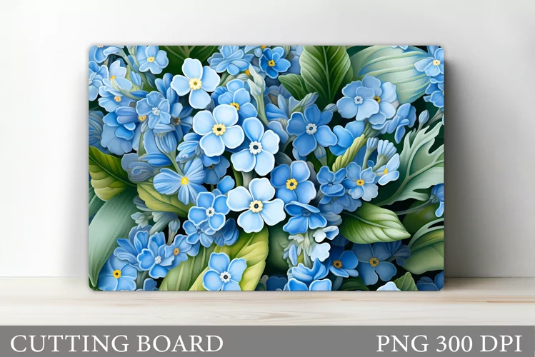 Flowers Cutting Board. Flowers Cutting Board Sublimation