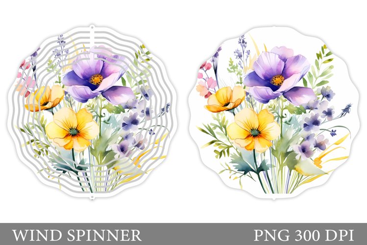 Watercolor Flowers Image 9