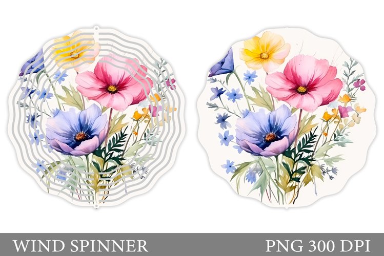 Watercolor Flowers Image 14