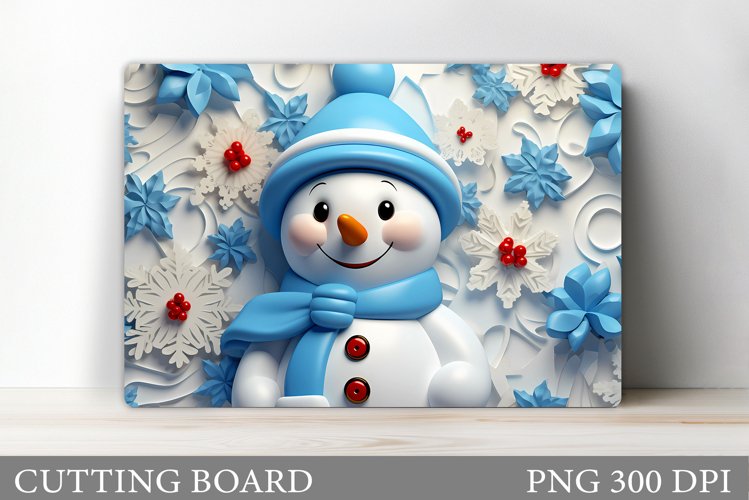 Cute Snowman Clipart Image 6