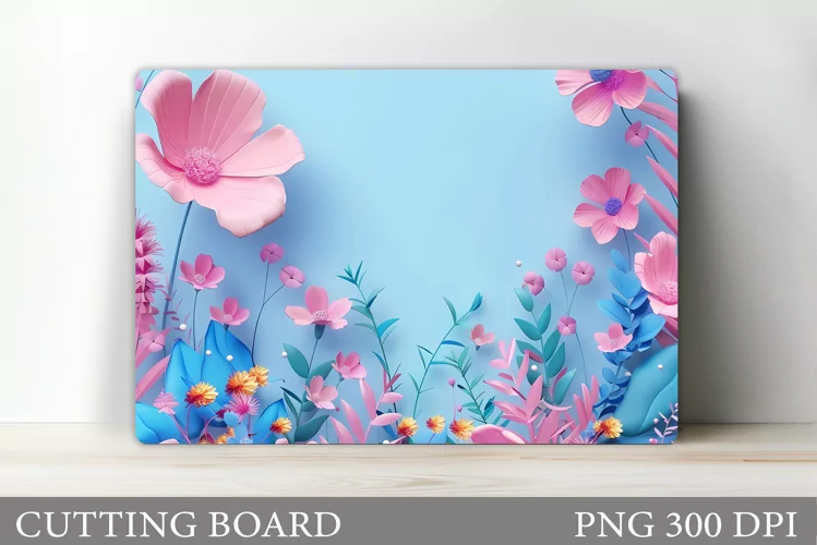 Flowers Cutting Board Design. Flowers Kitchen Cutting Board