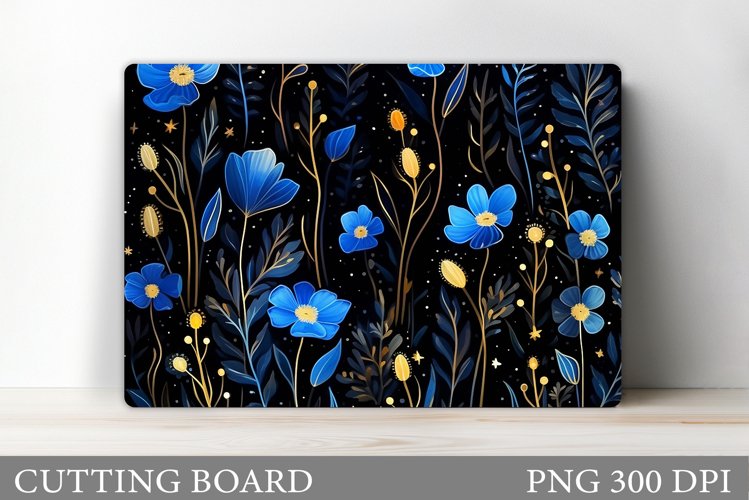 Wildflowers Cutting Board. Kitchen Cutting Board Design example image 1