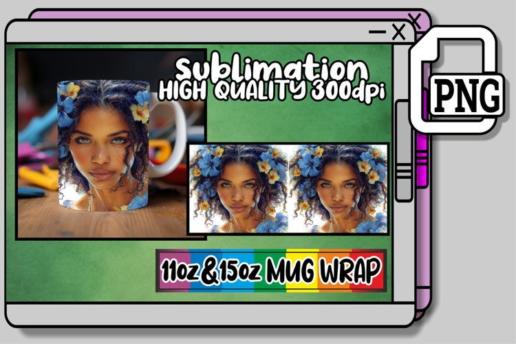 African American Woman Clipart Image 6