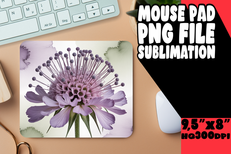 BRIGHT MOUSE MAT ARTISTIC IDEAS, Flowers