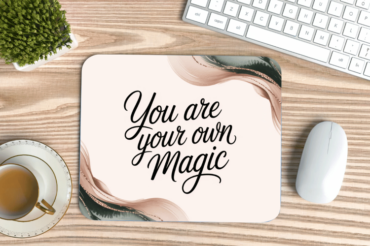 Inspirational Quotes Mouse Pad, Motivational PNG Sublimation