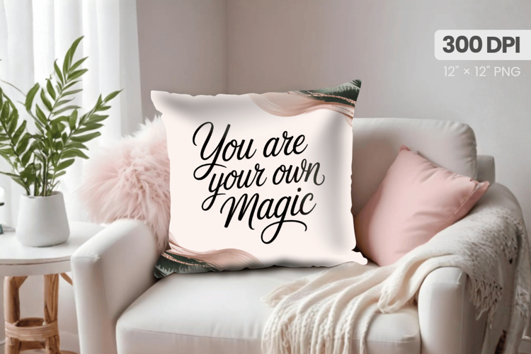 Inspirational Quotes Pillow PNG Motivational PNG Sublimation