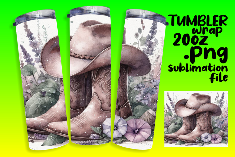 VIVID 20oz Tumbler Wrap for Creative Ideas , Western