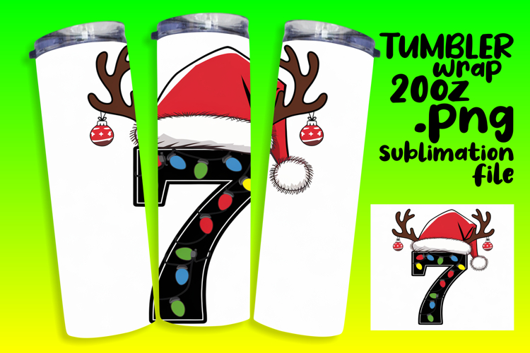 DYNAMIC 20oz Tumbler Template for Gifts , Christmas