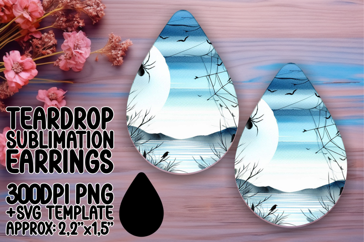 Cute Teardrop Design for Sublimation , Halloween