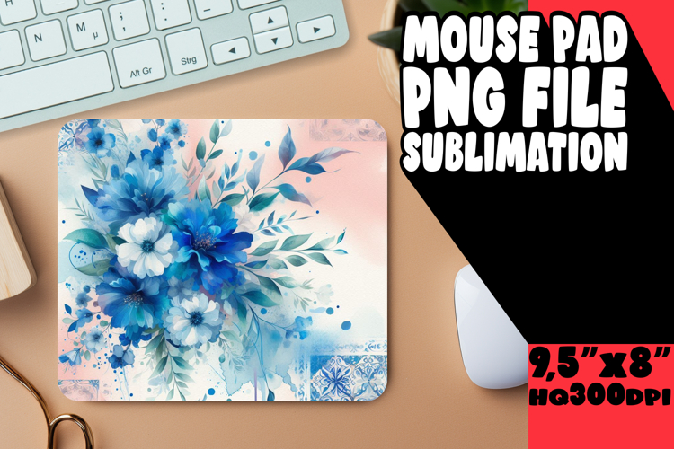 LUMINOUS DESK PAD ARTISTIC TOUCH, Watercolor Patter