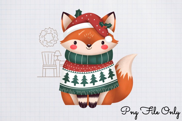 Boho Christmas Clipart Image 14