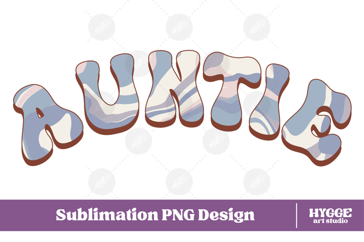 auntie Png Retro Retro Mothers Day Mom Sublimation