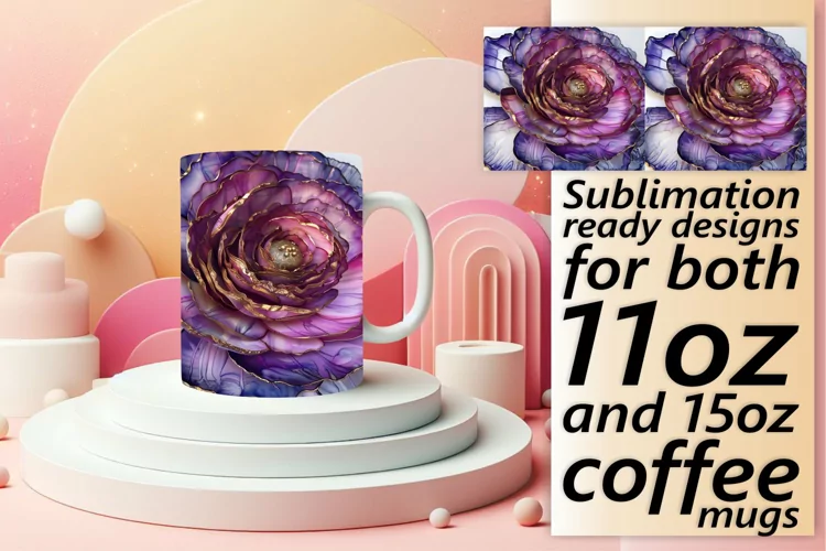 Vibrant Springtime Delight Mug Wrap: Sublimation - 11oz/15oz