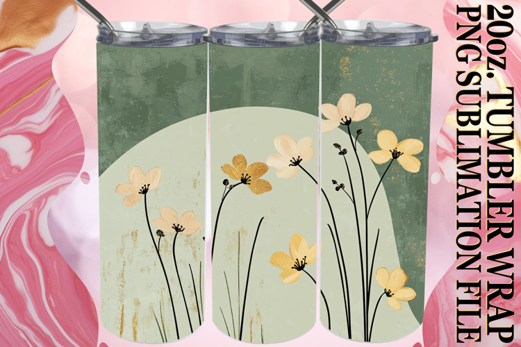 Joyful Inspirations 20oz tumbler wrap, Rainbow example image 1