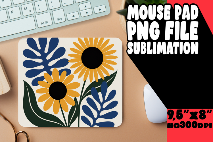 Timeless Mouse Pad Designs Sublimation, Flowers