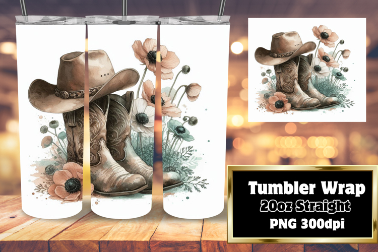 RADIANT 20oz Tumbler Graphic for Gifts , Western