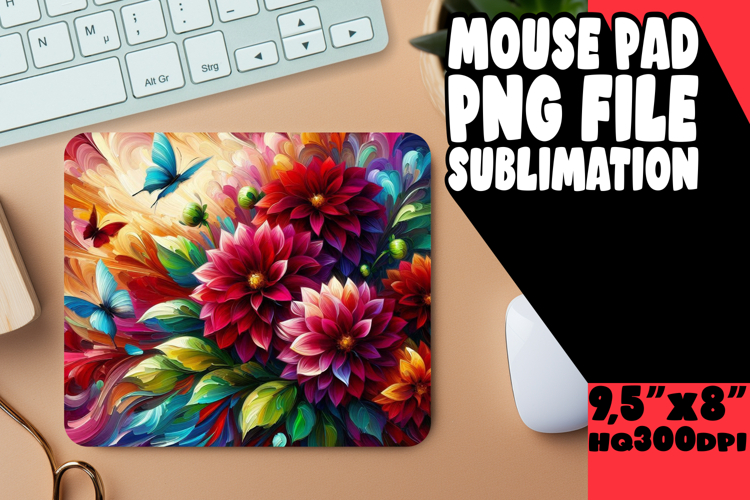 Bright Mouse Mat Ideas for Gifts, Flowers