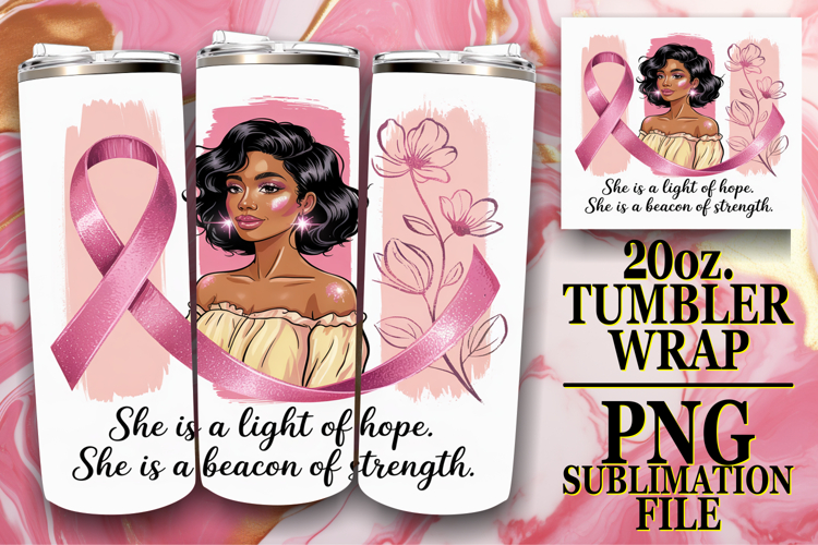 LUMINOUS DREAMS 20oz TUMBLER WRAP, Cancer