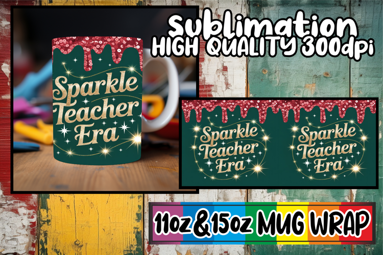Uplifting spirits sublimation print wrap, Teacher