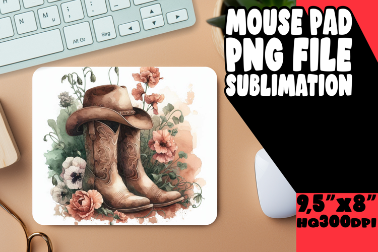JOYFUL desk pad Sublimation Art, Western
