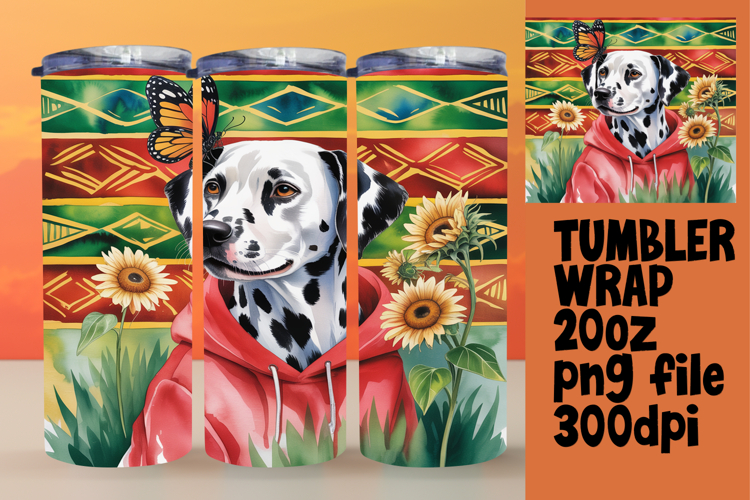GRACEFUL 20oz Tumbler Wrap for DIY , Cute Dog