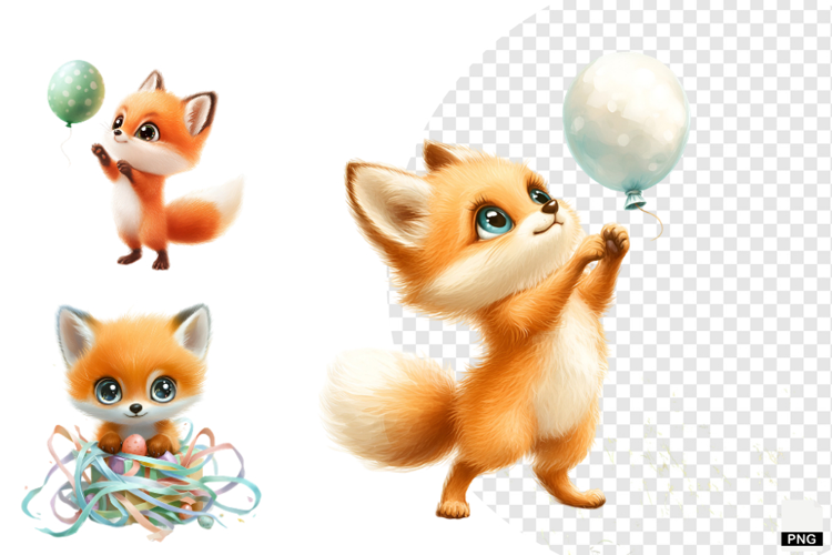 Autumn Fox Clipart