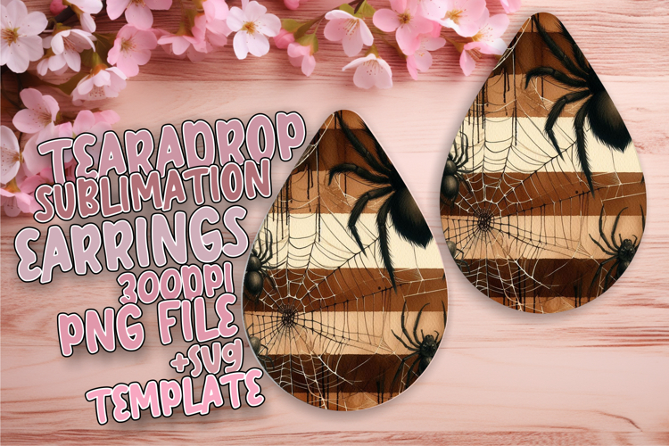 Unique Teardrop Design for Earrings , Halloween