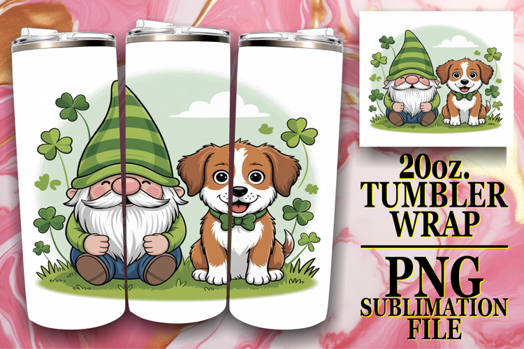 Bright Reflections 20oz tumbler wrap, St Patricks