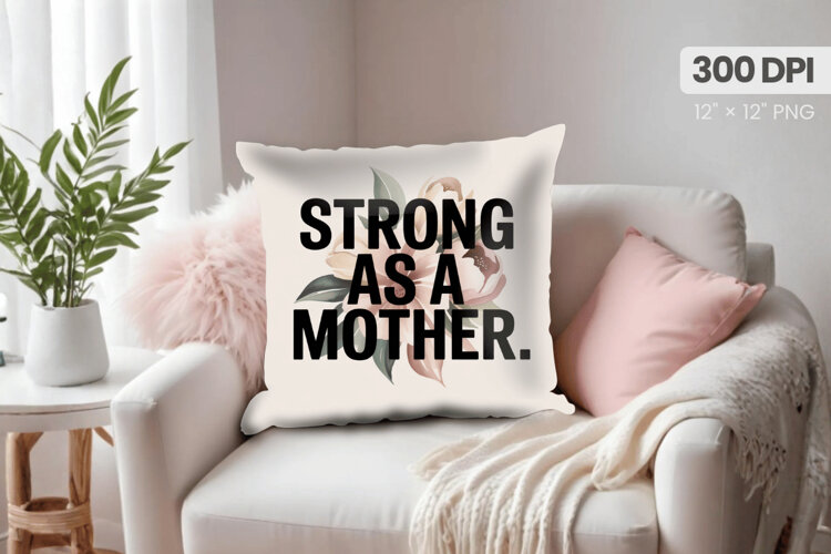 Inspirational Quotes Pillow PNG Motivational PNG Sublimation example image 1