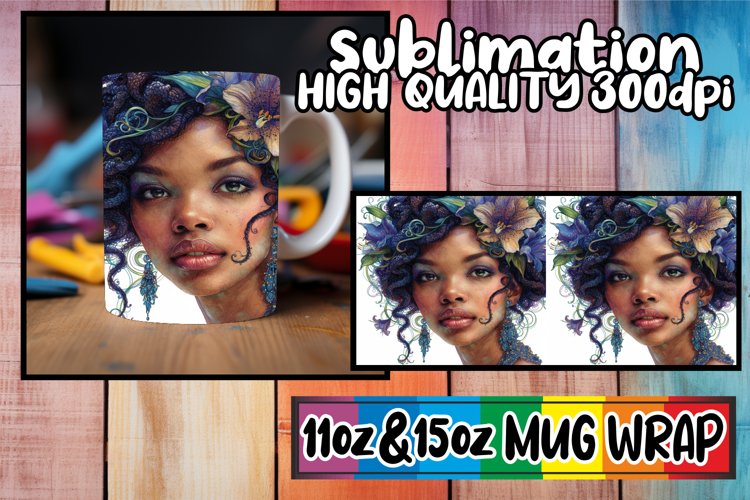 African American Woman Clipart Image 5