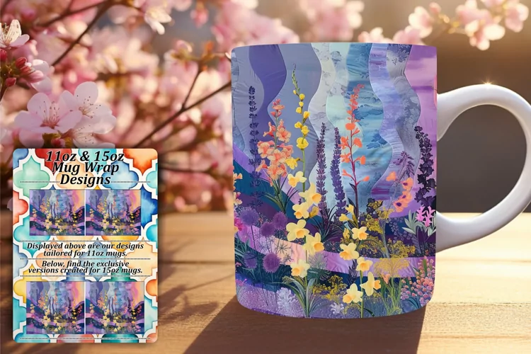 Embroidered Beauty Mug Sublimation 11oz