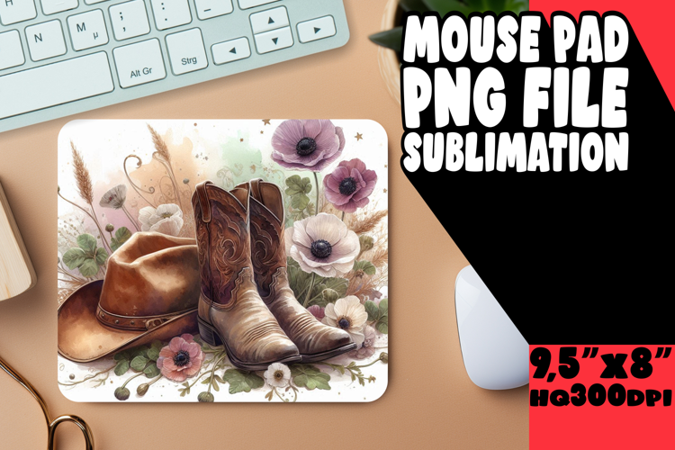 whimsical MOUSE MAT Fun Ideas, Western