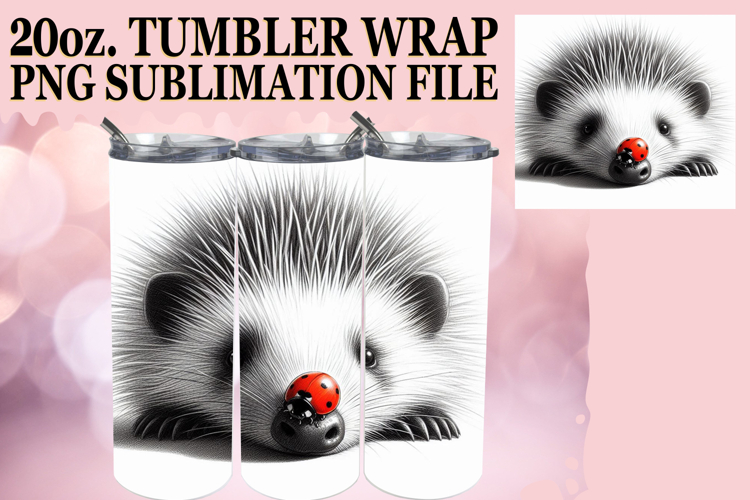 RADIANT SMILES 20oz TUMBLER WRAP, Cute Animals