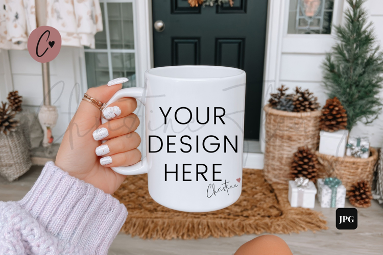 Christmas Mug Mockup