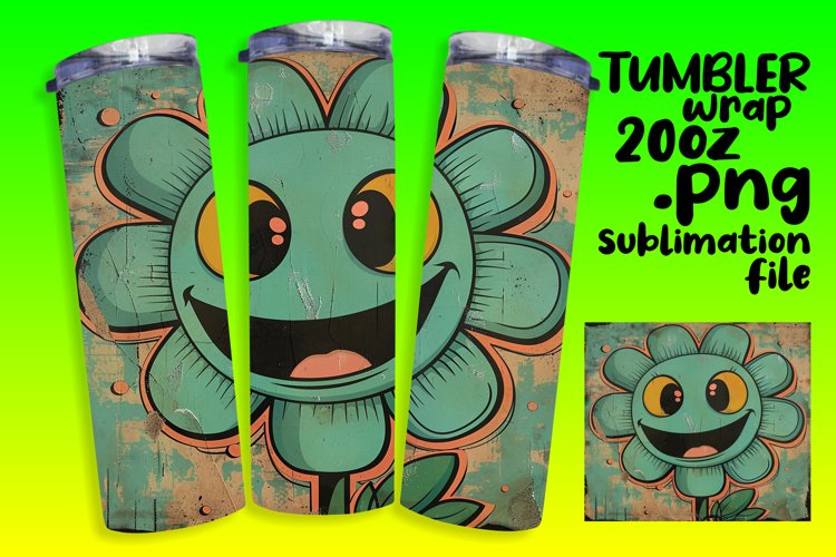 Retro Flower Fantasy: Sublimation Spectacle