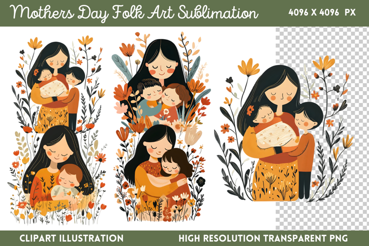 Mother's Day Sublimation Designs