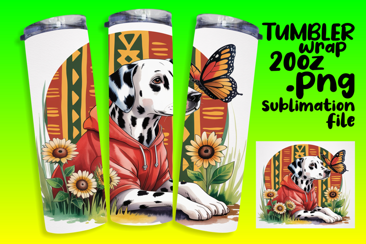 CHARMING 20oz Tumbler Template , Cute Dog
