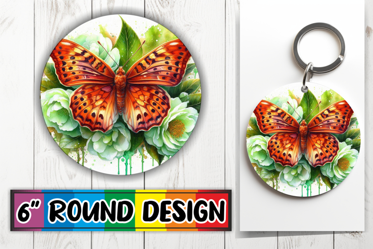 Timeless Sublimation Circle, Butterfly