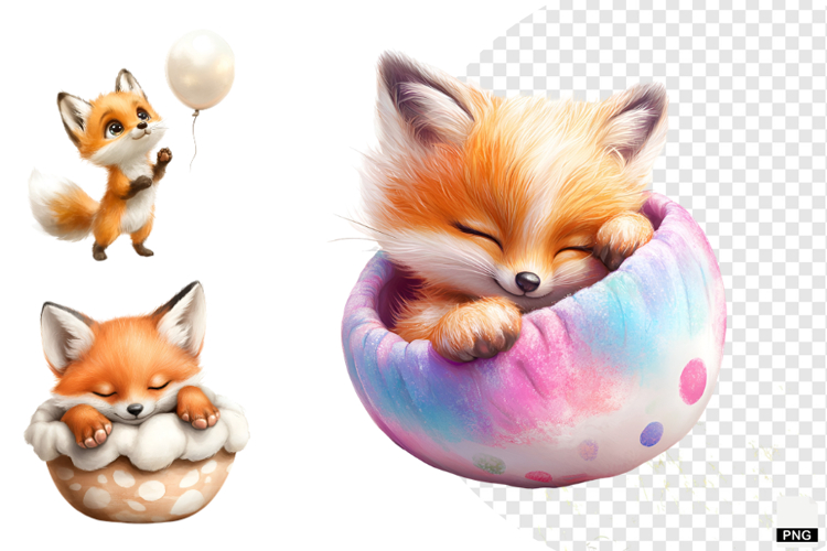 Autumn Fox Clipart
