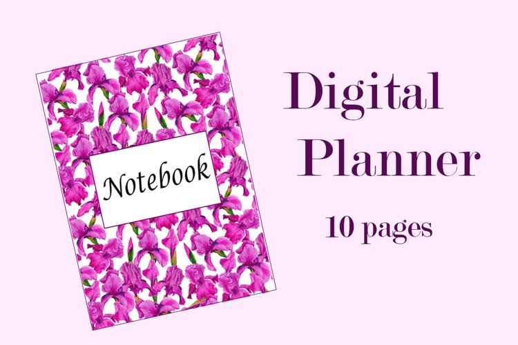 Digital Watercolor Planner A5